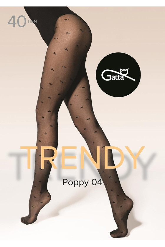 Rajstopy Gatta Trendy Poppy Wz.04 40 Den 2-4