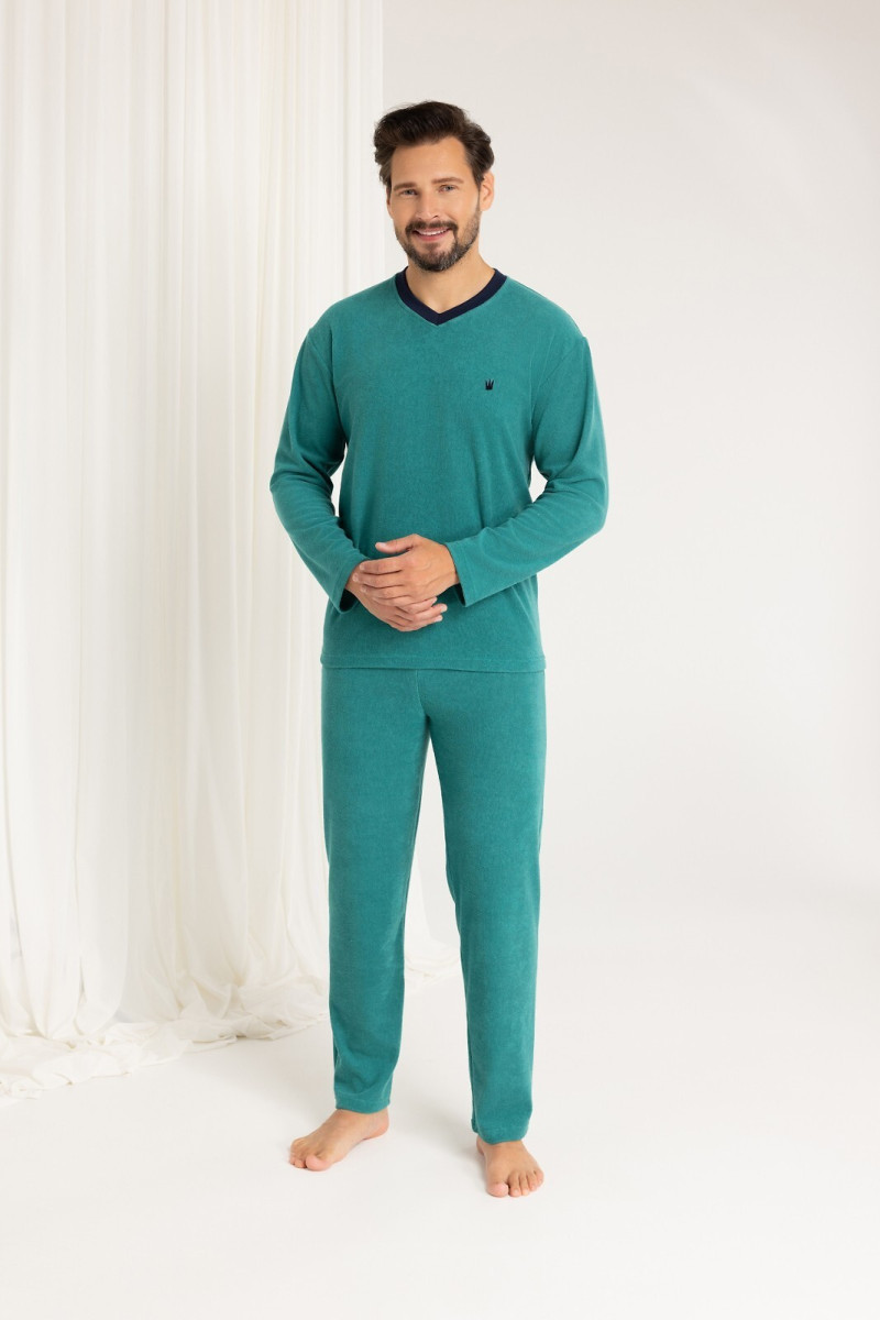 Piżama Regina 489 Dł/R Frotte 2Xl-3Xl Męska