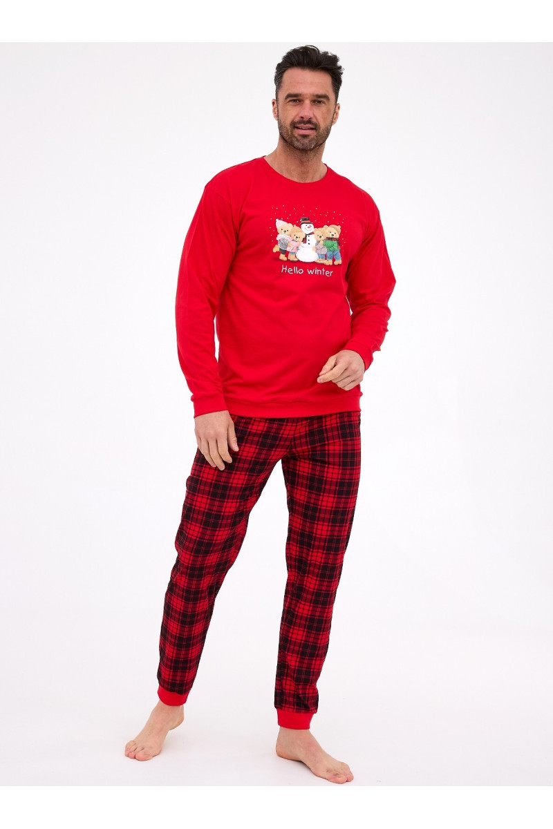 Piżama Cornette 115/289 Winter Dł/R Christmas S-2Xl Męska