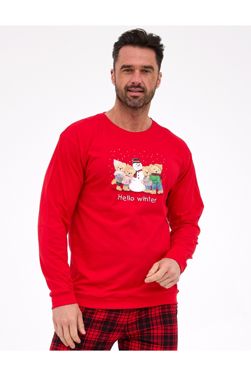 Piżama Cornette 115/289 Winter Dł/R Christmas S-2Xl Męska