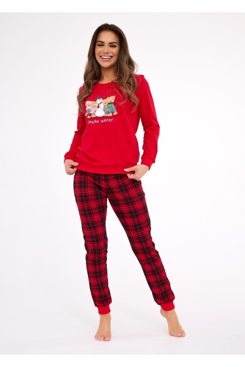Piżama Cornette 671/421 Winter Dł/R Christmas S-2Xl Damska