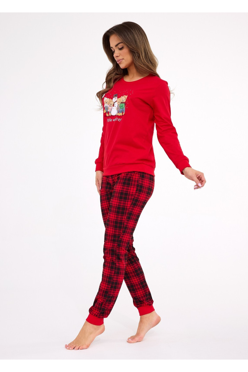 Piżama Cornette 671/421 Winter Dł/R Christmas S-2Xl Damska