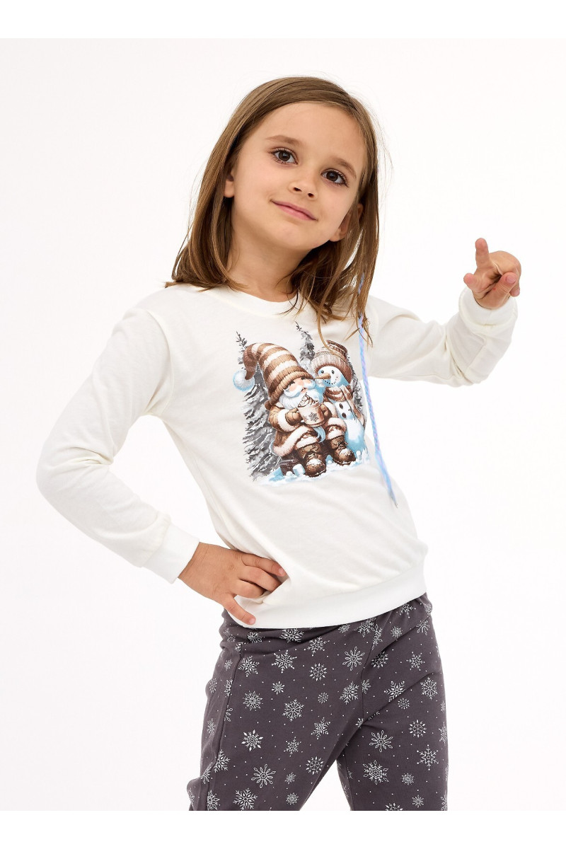 Piżama Cornette Kids Girl 977/190 Friends Dł/R Christmas 86-128