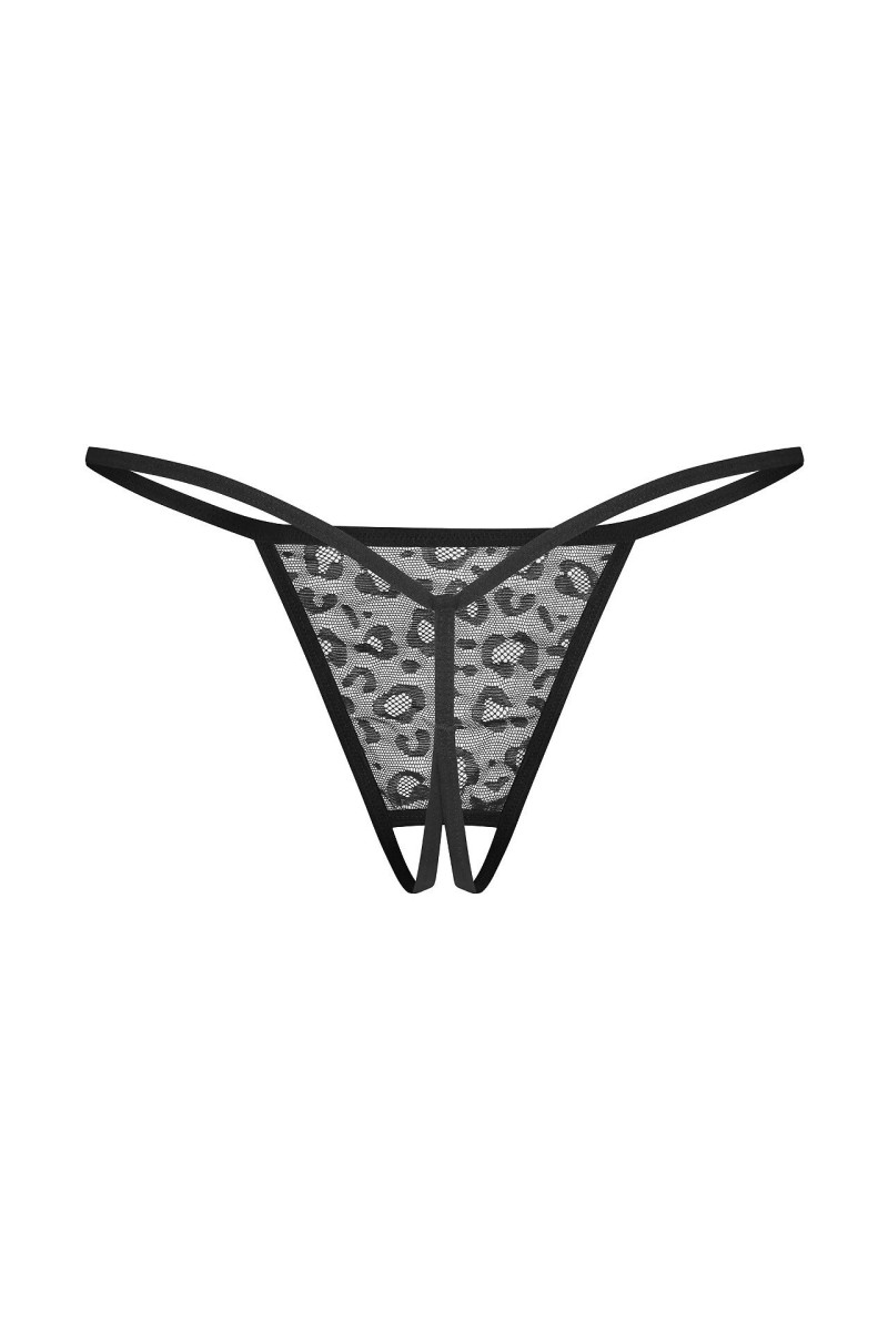Stringi Obsessive Bianca Crotchless Thong 2-Pack A'2 S-3Xl