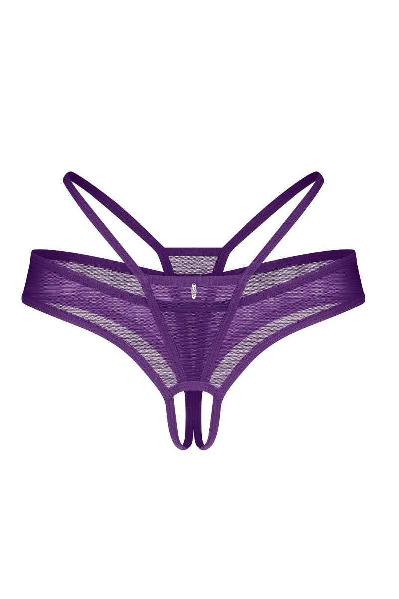 Stringi Obsessive Vibres Crotchless Thong S-3Xl