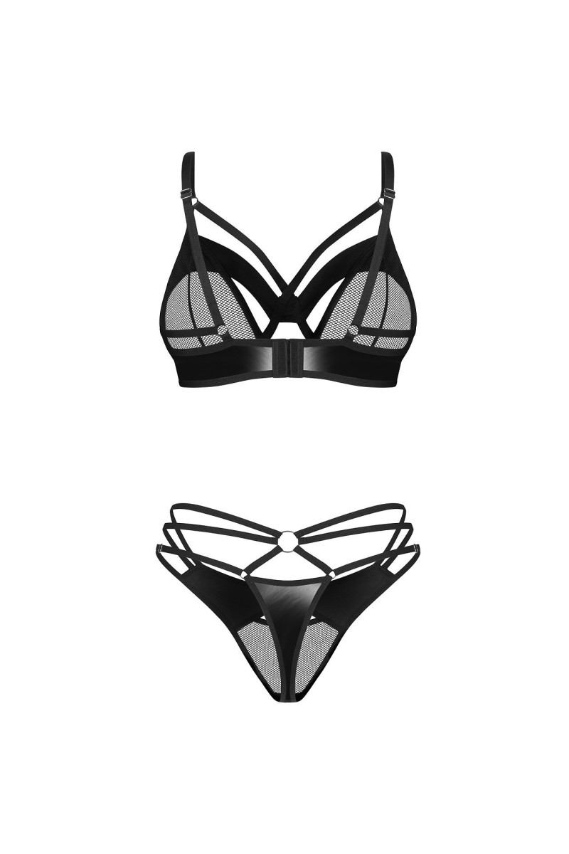 Komplet Obsessive Dominna Bra & Thong S-3Xl