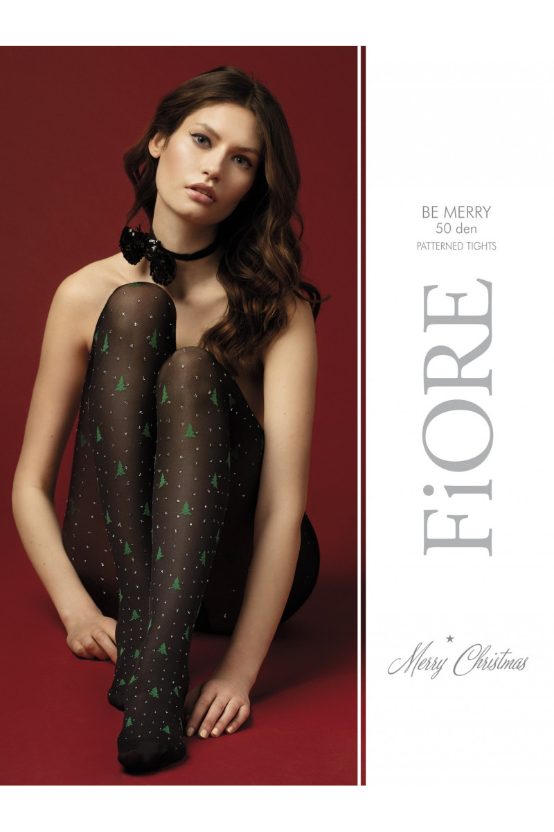 Rajstopy Fiore G 5976 Be Merry 40 Den 5-Xl Kolekcja Świąteczna