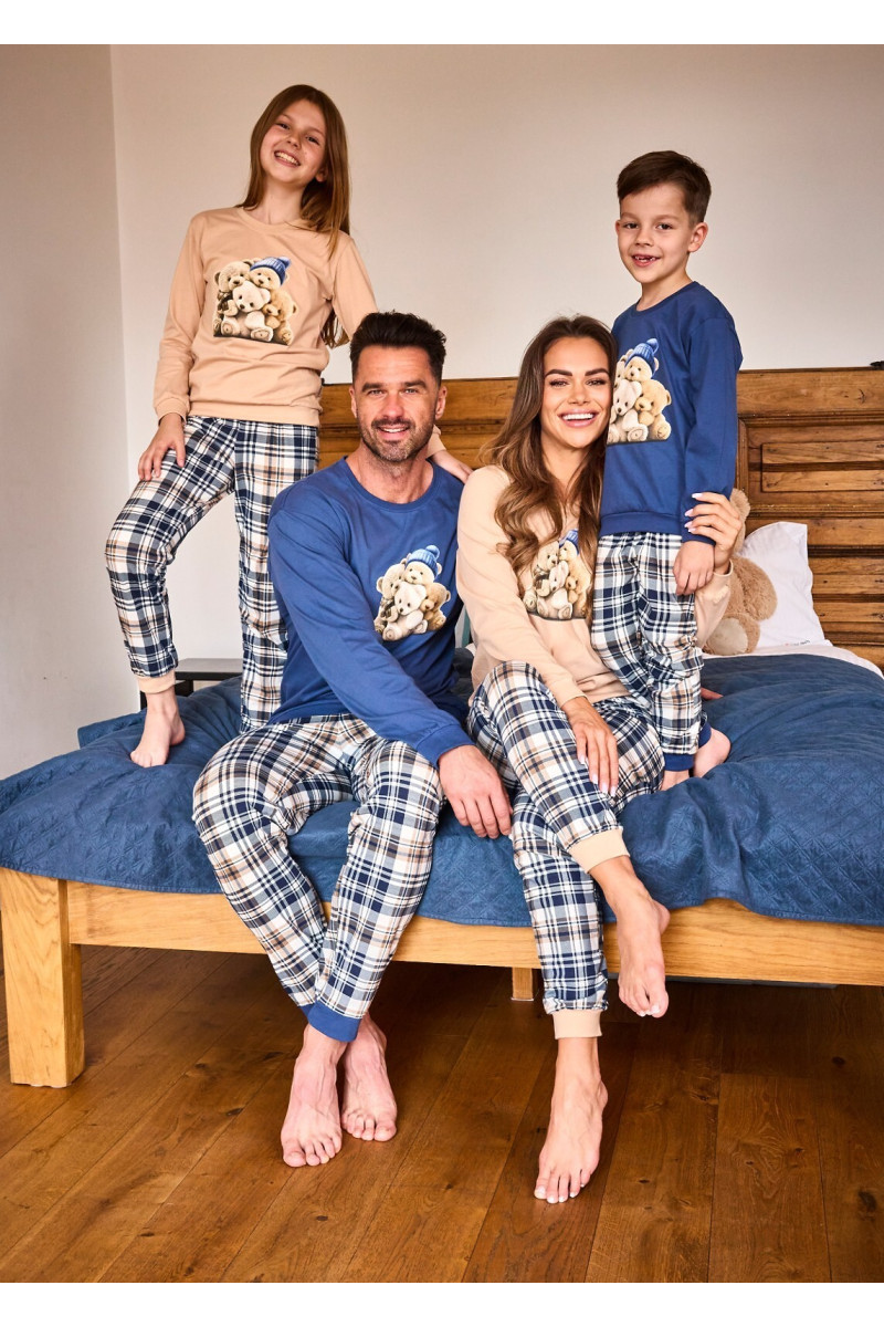 Piżama Cornette 115/292 Bears Dł/R S-2Xl Męska