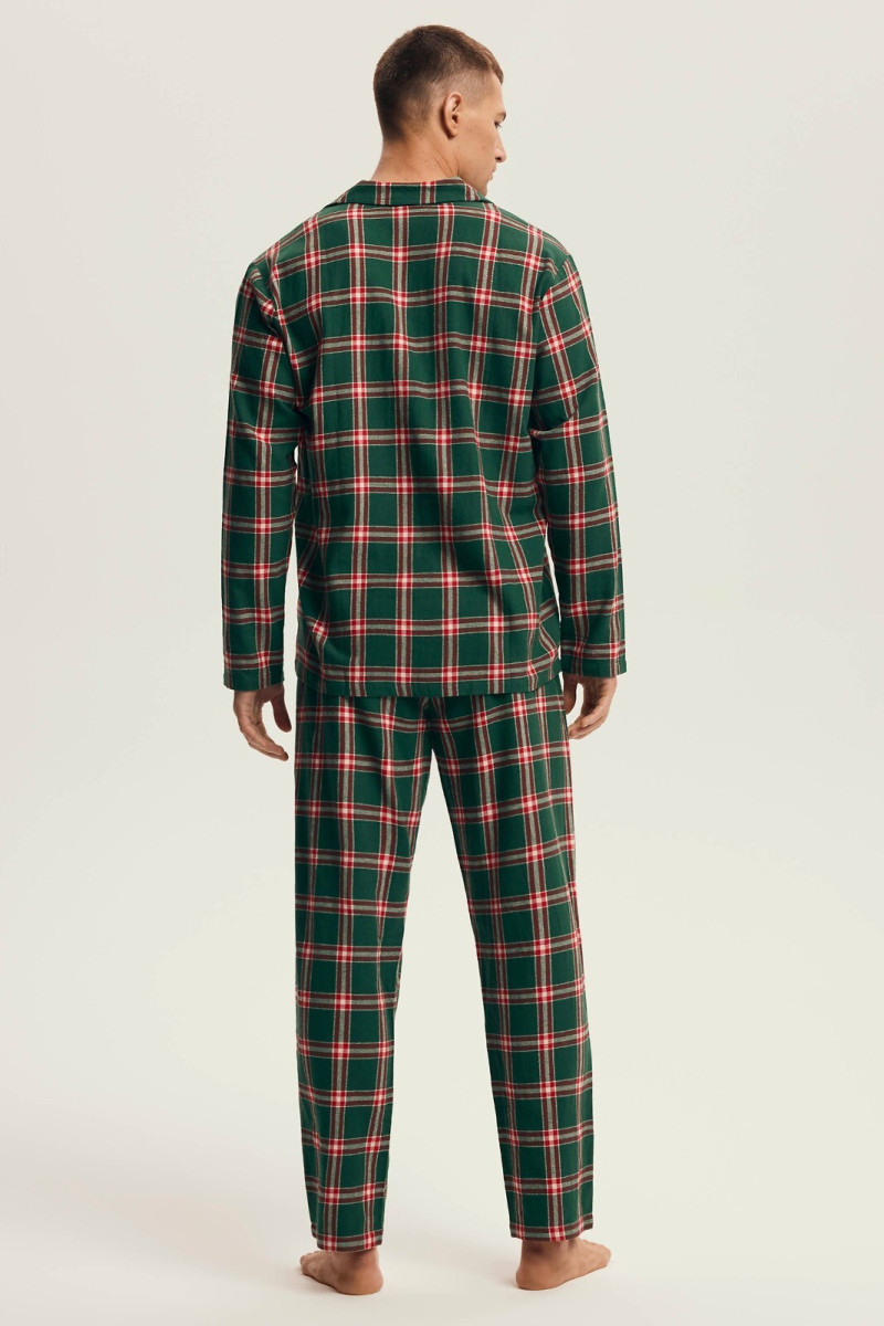Piżama Henderson 43460 Nut Dł/R M-3Xl Rozpinana