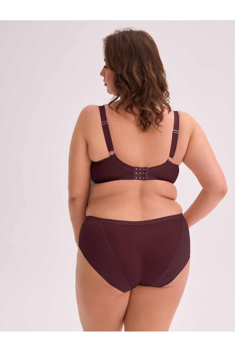 Biustonosz Semi Soft Gaia Bs 1058 Maxi Wino