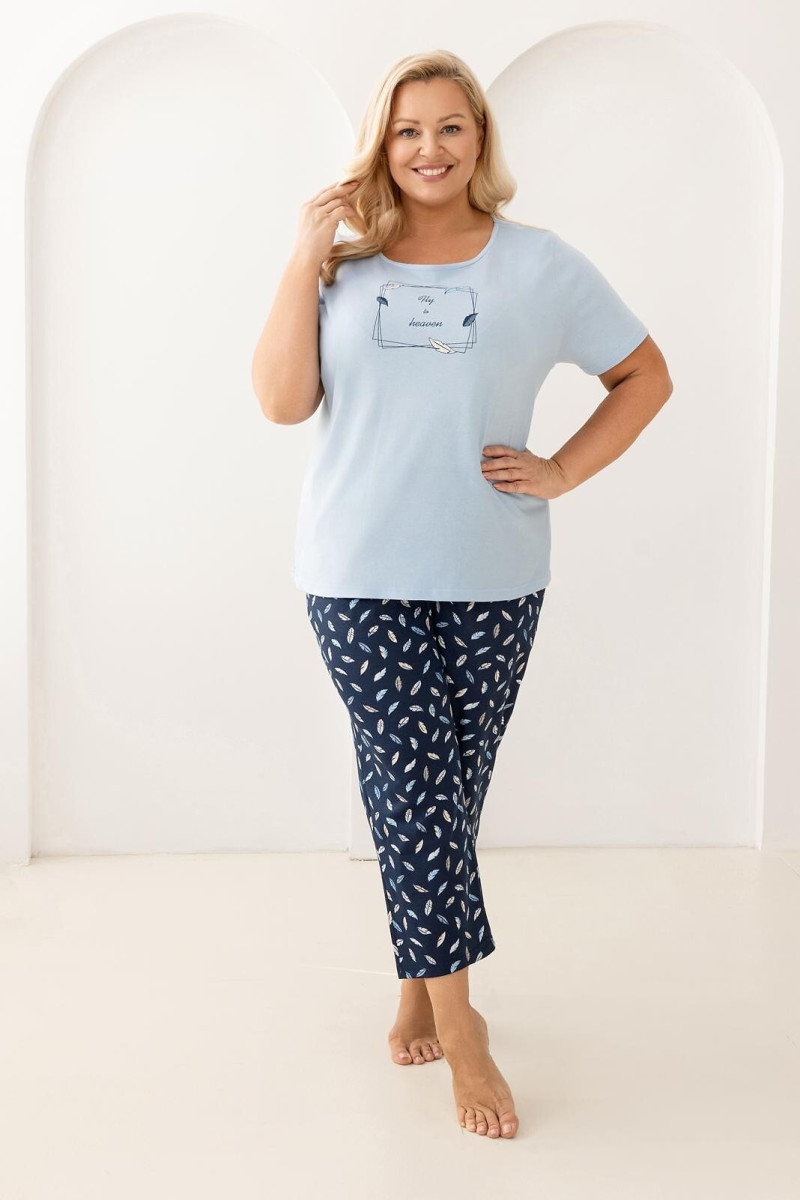 Piżama Regina 733 Kr/R 2Xl-3Xl W26 Damska