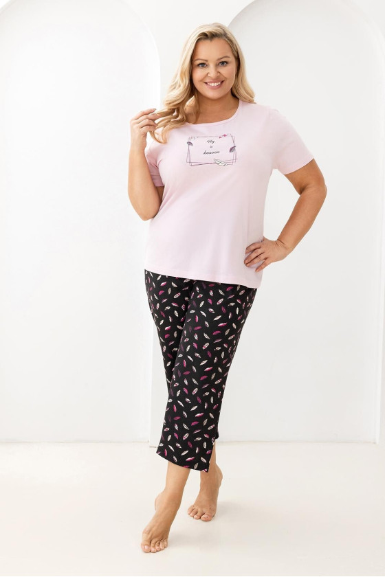 Piżama Regina 733 Kr/R 2Xl-3Xl W26 Damska