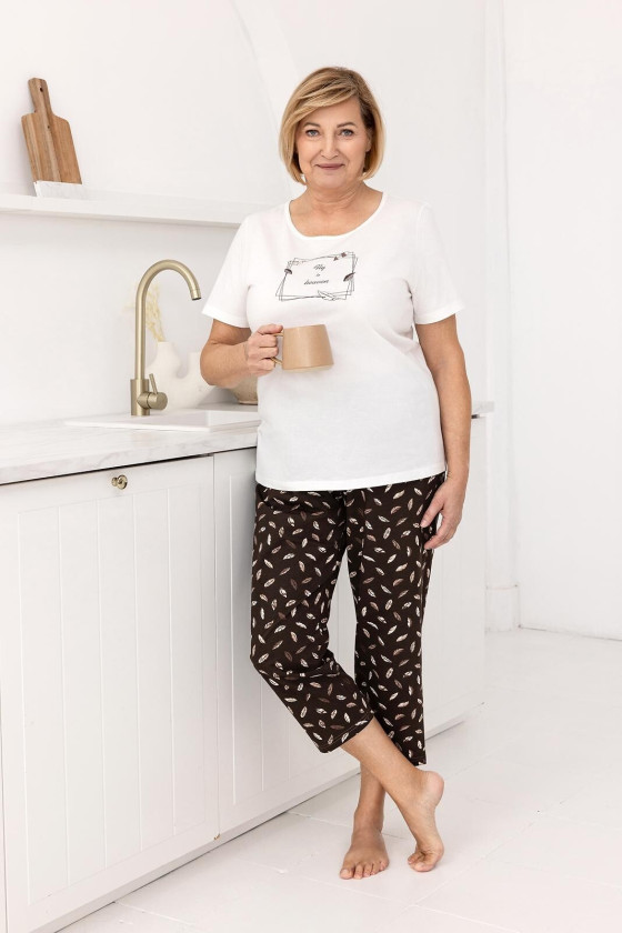 Piżama Regina 733 Kr/R 2Xl-3Xl W26 Damska