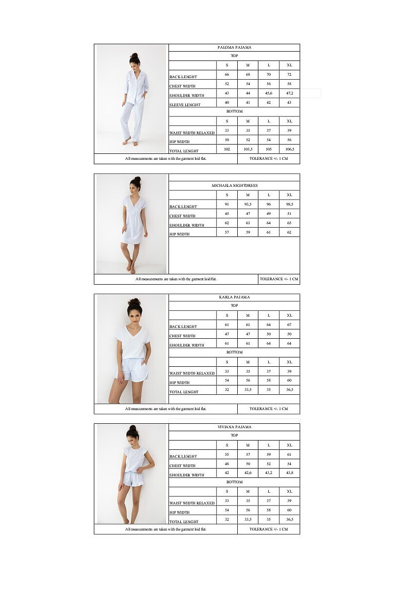Piżama Sensis Karla Kr/R S-Xl