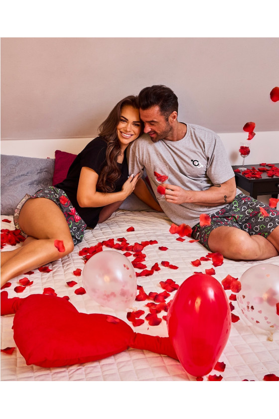 Piżama Cornette 520/334 Love Symbols Kr/R S-Xl