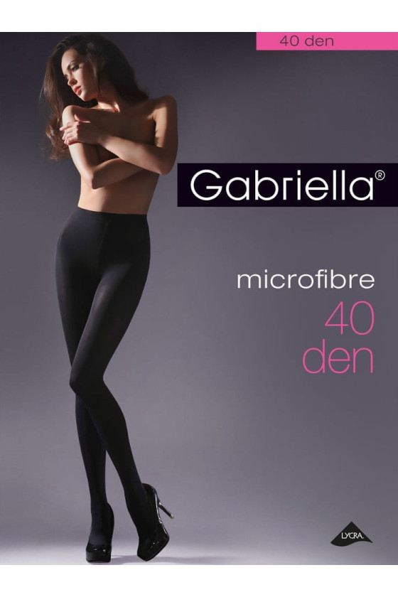 Rajstopy Gabriella 121 Microfibra 40 Den 5-Xl