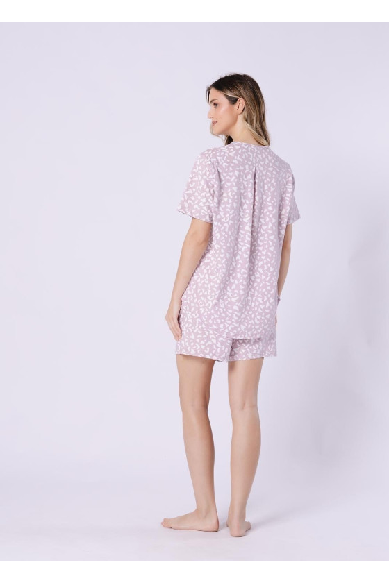 Piżama Leveza 1709 Samanta Kr/R S-Xl Rozpinana