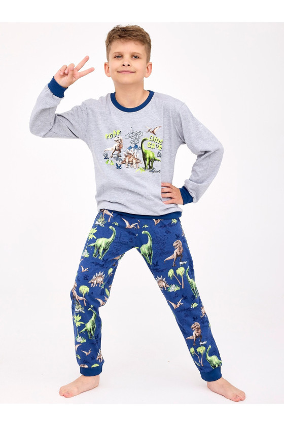 Piżama Cornette Young Boy 966/163 Dinosaur Dł/R 134-164
