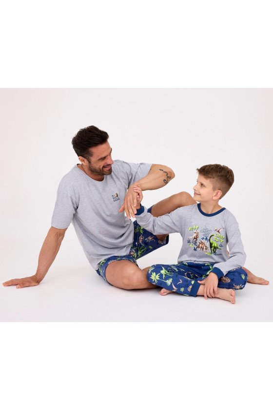 Piżama Cornette Young Boy 966/163 Dinosaur Dł/R 134-164
