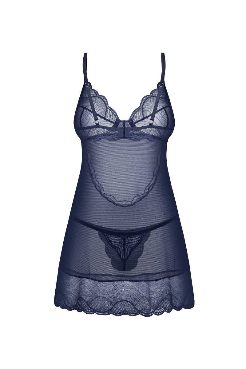 Koszulka Obsessive Nightly Blue Chemise Xs-2Xl
