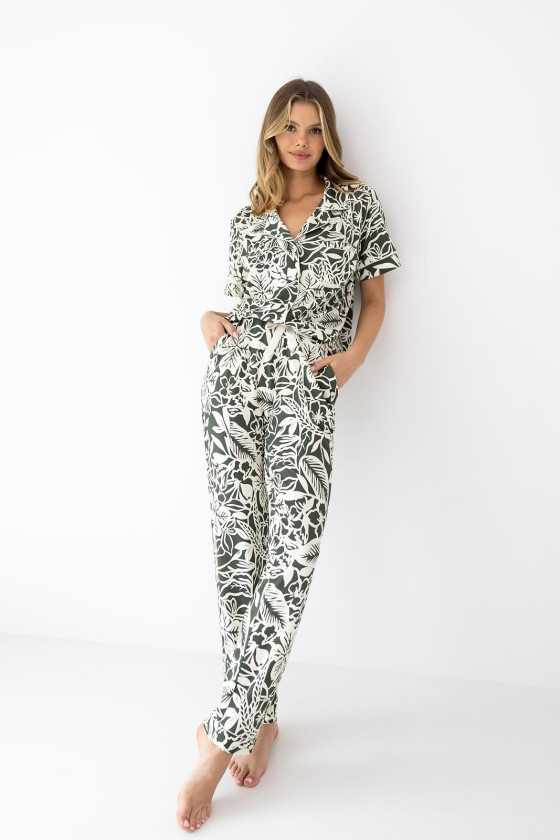 Piżama Sensis Louise Kr/R Xs-2Xl Rozpinana