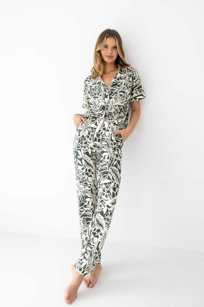 Piżama Sensis Louise Kr/R Xs-2Xl Rozpinana