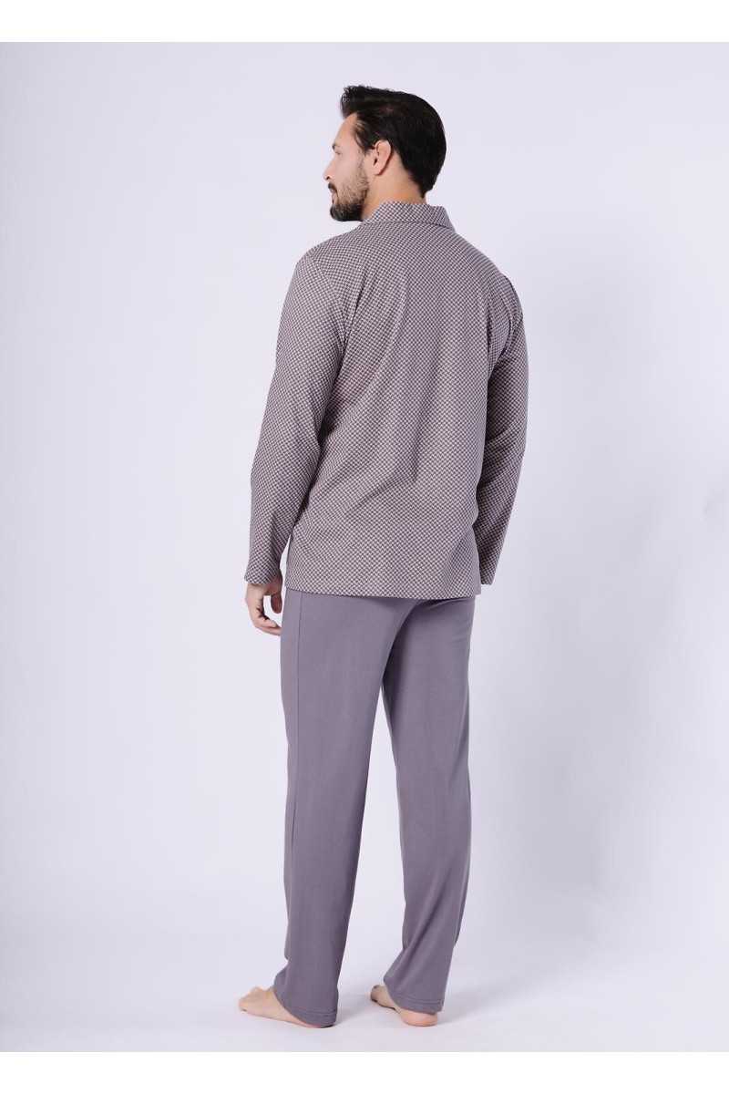 Piżama Hotberg 1754 Marcel Dł/R M-2Xl Rozpinana