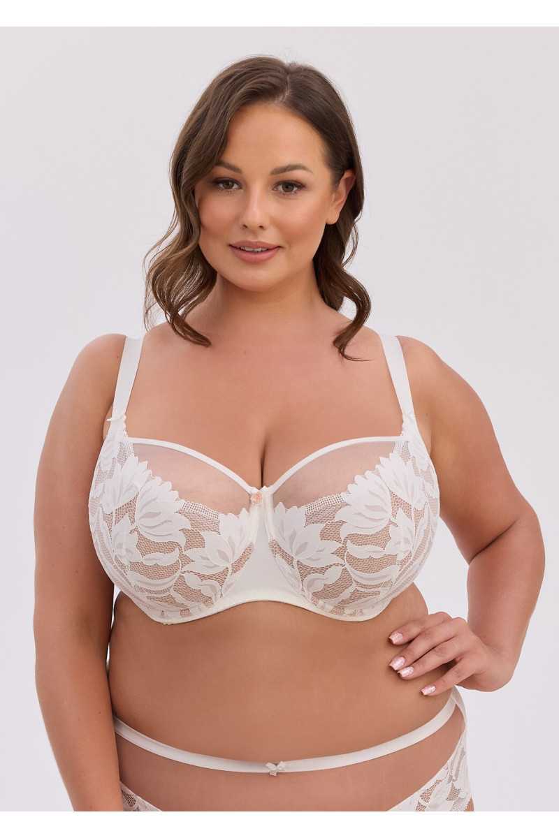 Biustonosz Semi Soft Gaia Bsm 1134 Keto Maxi Ecru-Mokka