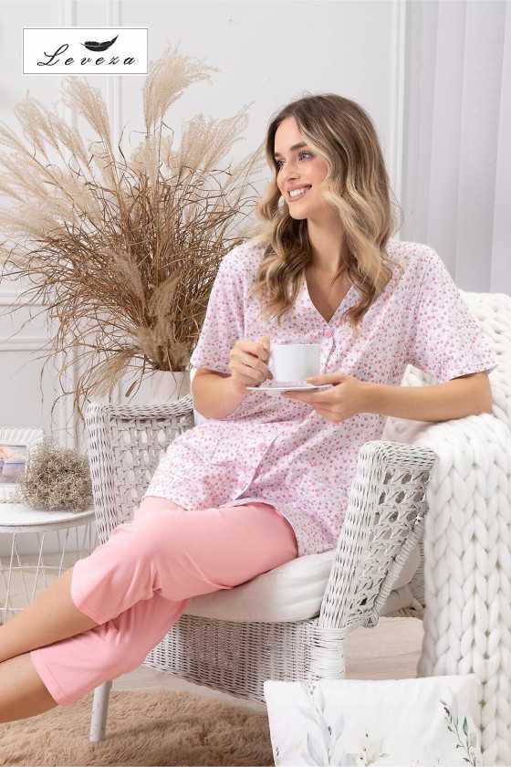 Piżama Leveza 1758 Odetta Kr/R 3Xl-4Xl