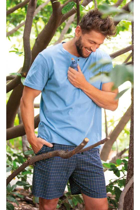Piżama Key Mns 414 A26 Kr/R M-2Xl