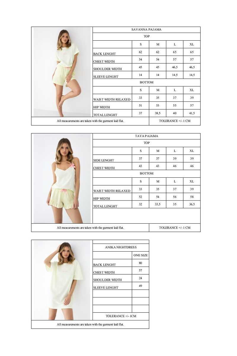 Piżama Sensis Savanna Kr/R S-Xl