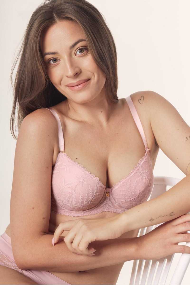 Biustonosz Push-Up Mefemi Petra Bp16 Róż