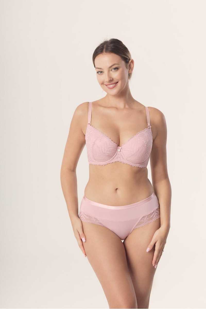 Biustonosz Push-Up Mefemi Petra Bp16 Róż