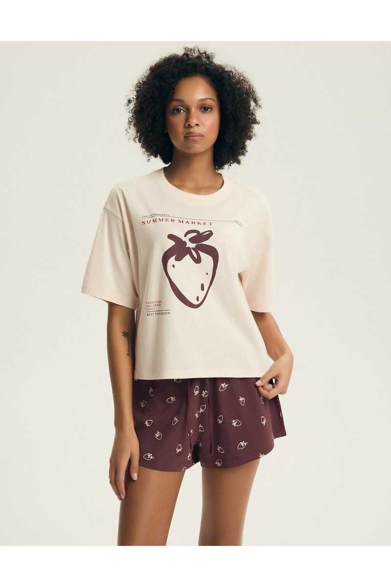 Piżama Henderson Ladies 44474 Evika Kr/R S-3Xl