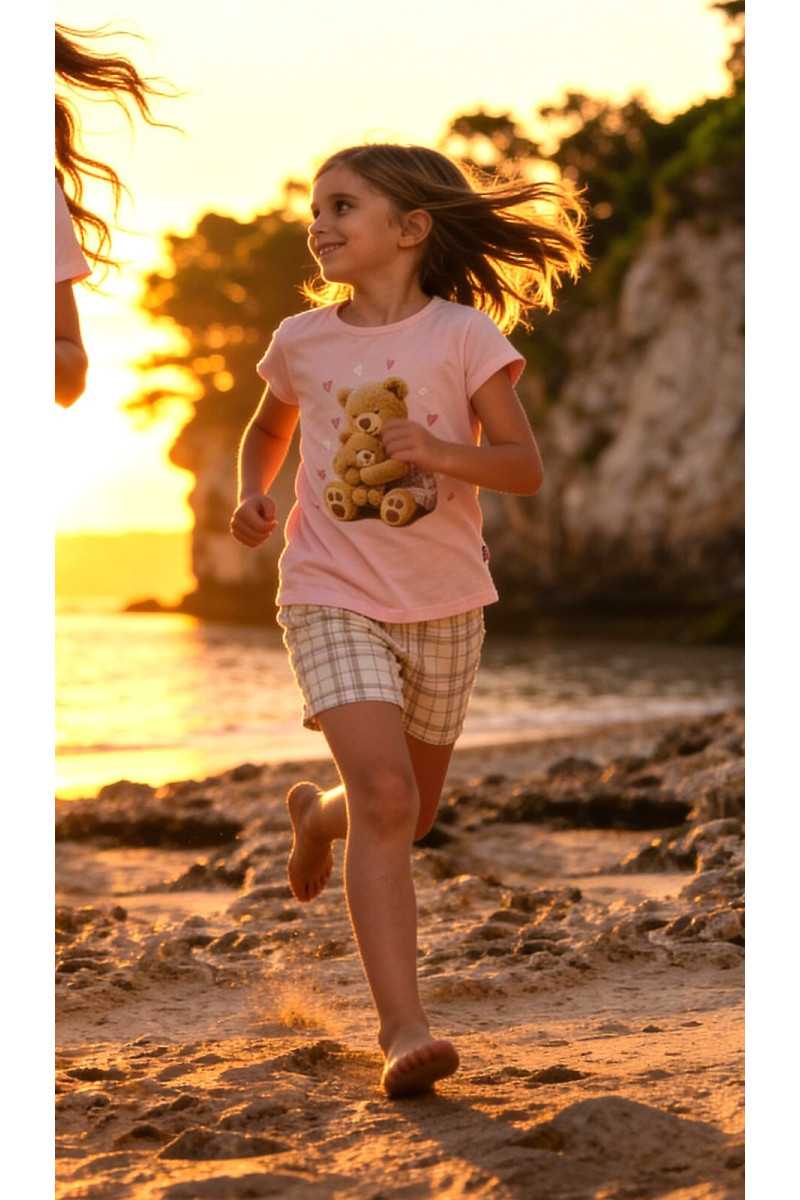 Piżama Cornette Kids Girl 871/115 Hug Me Kr/R 98-128 Piżama Cornette Kids Girl 871/115 Hug Me Kr/R 98-128