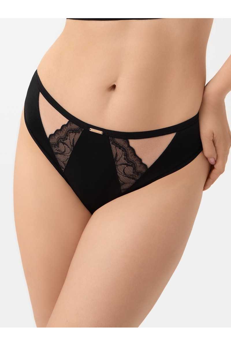 Stringi Gorsenia S003 Joy Czarny S-2Xl