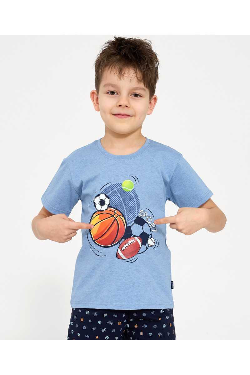 Piżama Cornette Kids Boy 789/126 Sport Kr/R 86-128