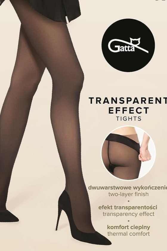 Rajstopy Gatta Transparent Effect Tights 50 Den 2-4