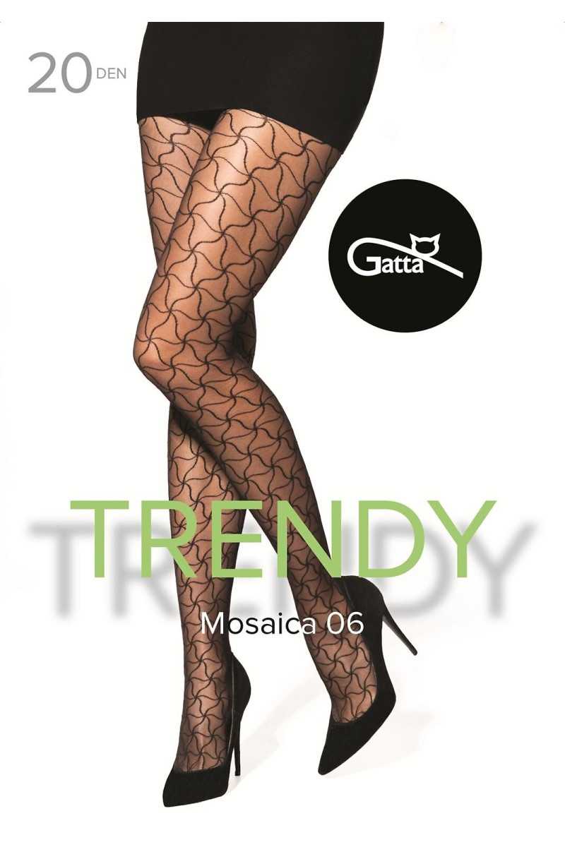 Rajstopy Gatta Trendy Mosaica Wz.07 20 Den 2-4