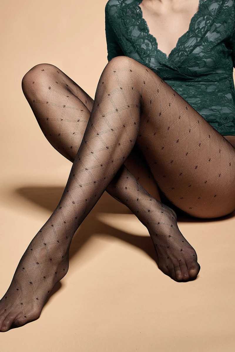 Rajstopy Knittex 12602 Quadrille 20 Den 2-4