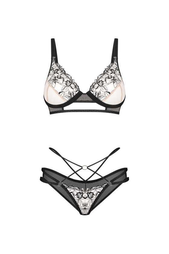 Komplet Obsessive Vila Blanes Set Xs-2Xl