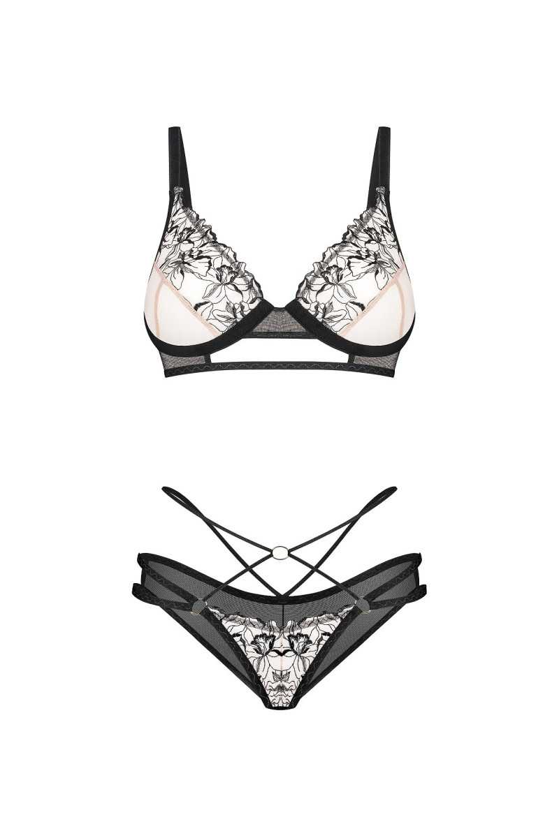 Komplet Obsessive Vila Blanes Set Xs-2Xl