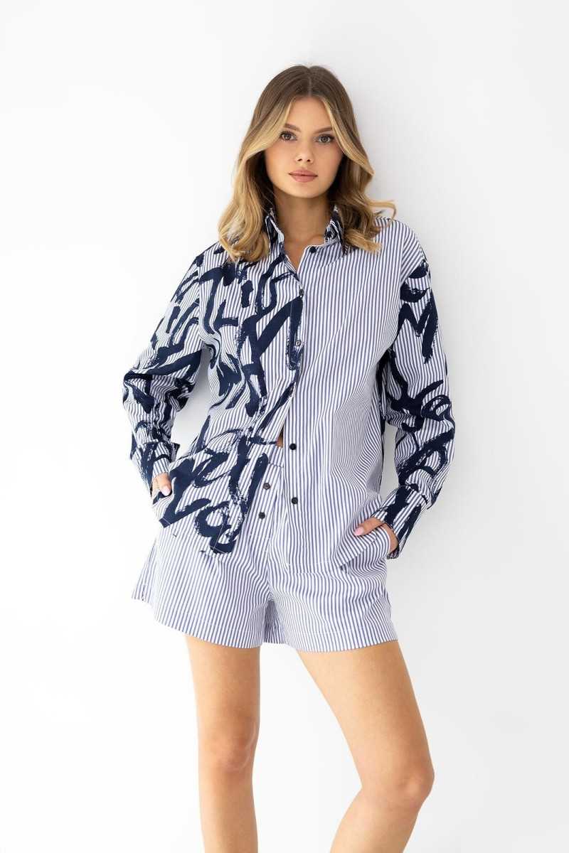 Piżama Sensis Hallie Kr/R S-Xl Rozpinana