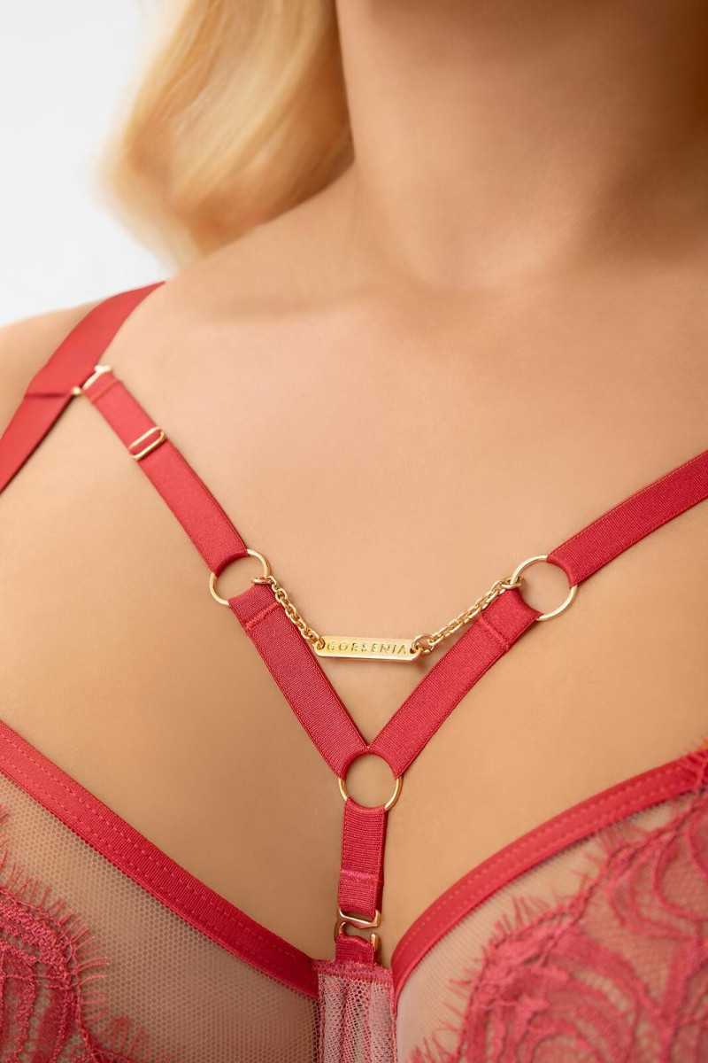 Biustonosz Soft Gorsenia G 008 Flavia Rudy
