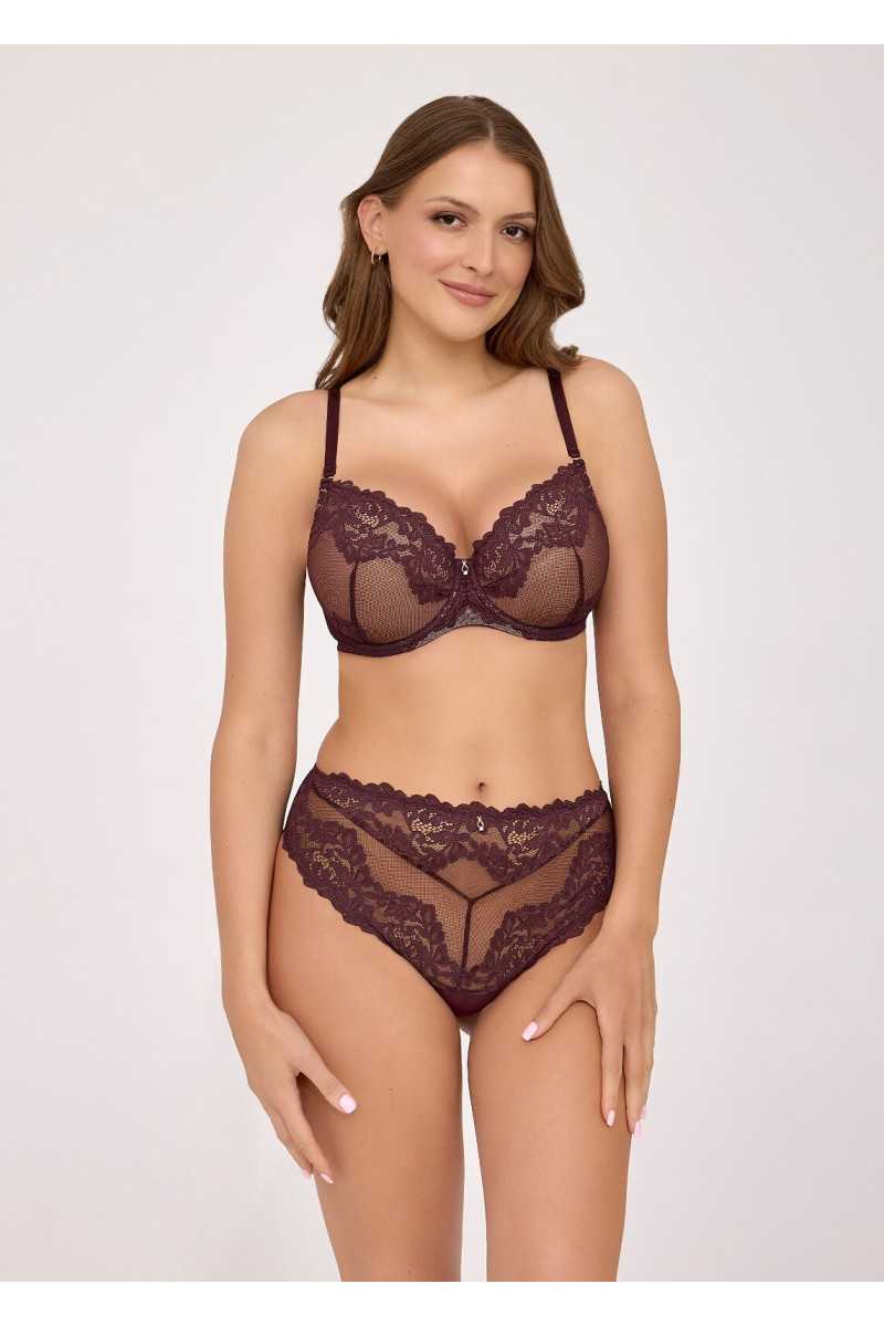 Biustonosz Push-Up Ava 2232 Chocolate Brown