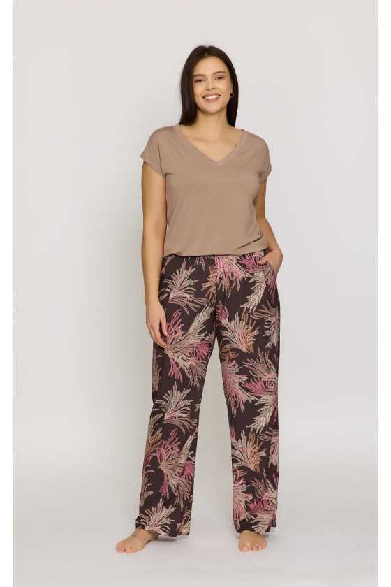 Spodnie Piżamowe Mefemi Mix&Match Mila Pdx1 Druk S-2Xl