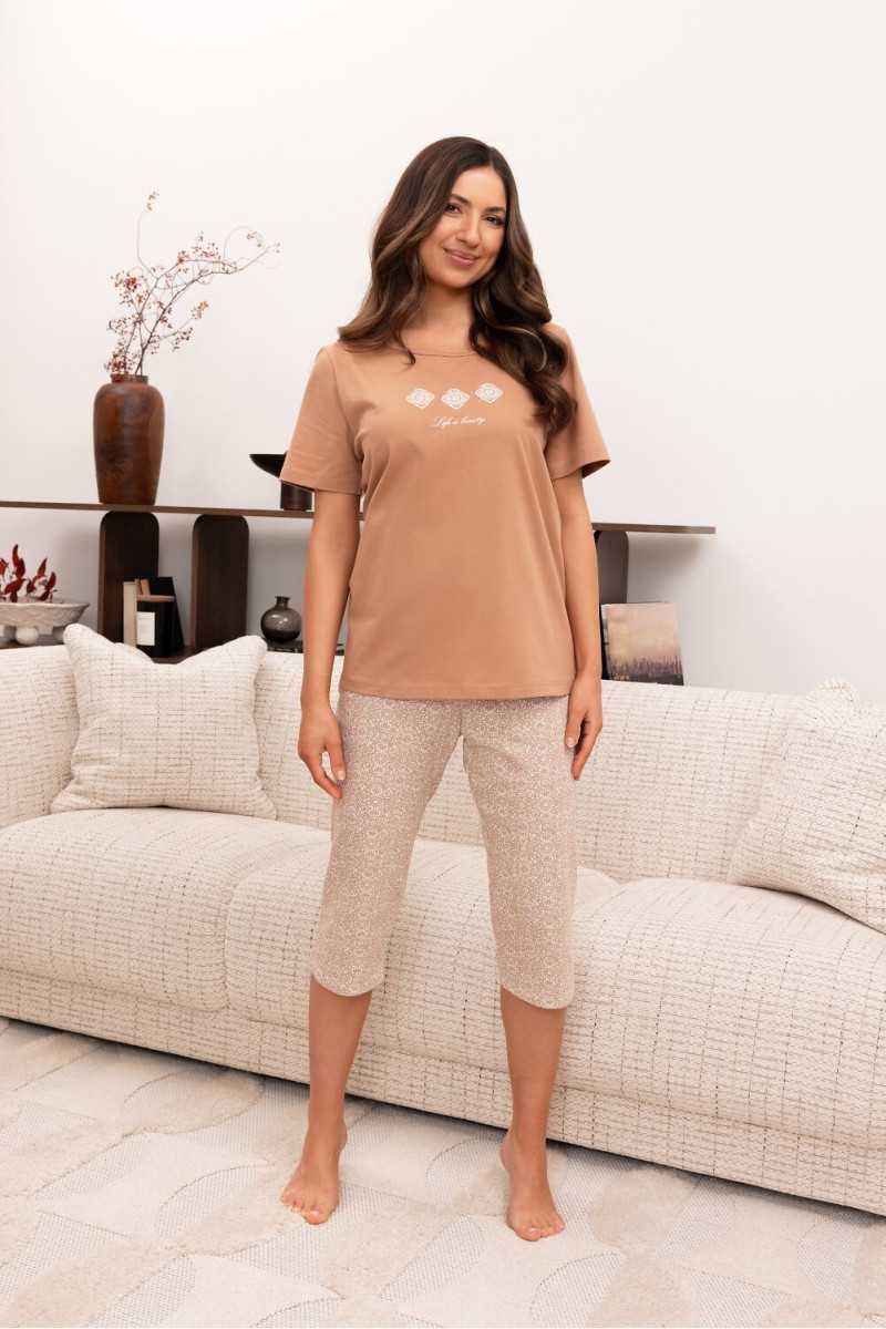 Piżama Regina 4006 Kr/R 2Xl-4Xl L26 Piżama Regina 4006 Kr/R 2Xl-4Xl L26