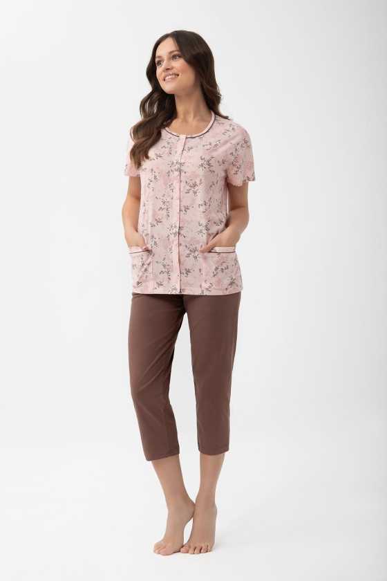 Piżama Luna 1304 Kr/R 2Xl-3Xl L26 Rozpinana