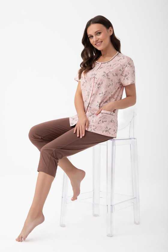 Piżama Luna 1304 Kr/R M-Xl L26 Rozpinana