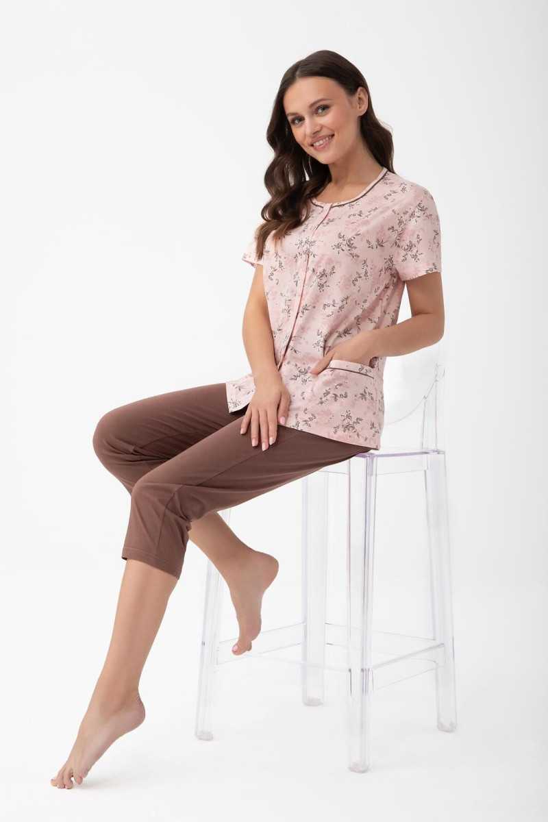Piżama Luna 1304 Kr/R M-Xl L26 Rozpinana